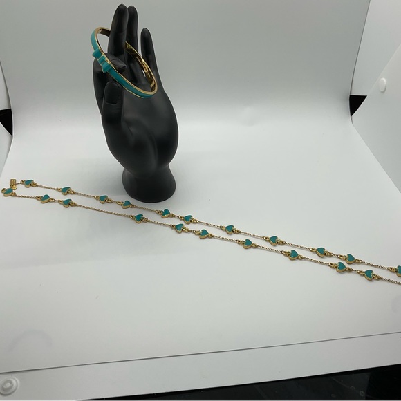 Enamel necklace and bracelet set - Picture 4 of 5